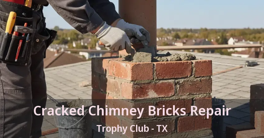 Cracked Chimney Bricks Repair Trophy Club - TX