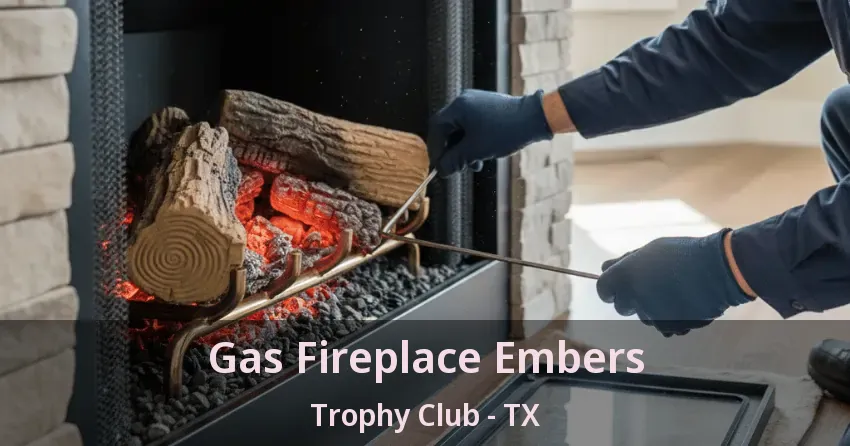 Gas Fireplace Embers Trophy Club - TX